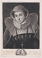 Mary, Queen of Scots, John Whessell British, Stipple engraving