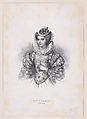Mary, Queen of Scots, Achille-Jacques-Jean-Marie Devéria French, Lithograph