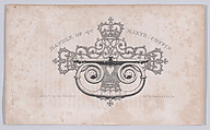 Handle of Mary, Queen of Scots's Coffin, James Storer British, Etching