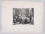 The last meal of Mary, Queen of Scots, Charles Bour French, Lithograph