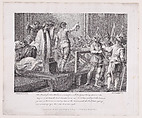 Execution of Mary, Queen of Scots, William Nelson Gardiner  British, Stipple engraving