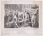 The Internment of Mary, Queen of Scots, William Nelson Gardiner  British, Stipple engraving