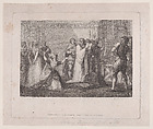 Mary, Queen of Scots kneeling on the scaffold, William Nelson Gardiner  British, Stipple engraving; proof