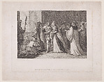 Mary, Queen of Scots going to the place of execution, William Nelson Gardiner  British, Stipple engraving; proof