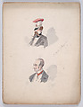 Portfolio of Characters and Types, Samuel Marie Clédat de Lavigerie (French, 1846–?), Graphite, pen and ink, watercolor, gouache, and metallic paint