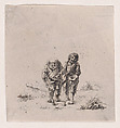 Two Beggars, Baron Dominique Vivant Denon French, Etching