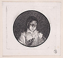 Bust of a Man Lighting a Match, Baron Dominique Vivant Denon  French, Etching