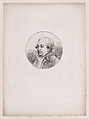 Bust of Las Cases, Baron Dominique Vivant Denon  French, Etching