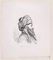 Head of a turk, with beard and turban, Baron Dominique Vivant Denon  French, Lithograph