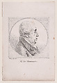 Portrait of M. de Sommarives, Baron Dominique Vivant Denon  French, Lithograph