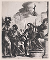 Constantine receiving the Faith banner, after Guercino, Baron Dominique Vivant Denon  French, Aquatint