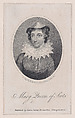 Mary, Queen of Scots, K. Mackenzie British, Stipple engraving