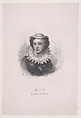 Mary, Queen of Scots, Federico Zuccaro (Zuccari) Italian, Engraving and etching