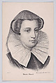 Mary, Queen of Scots, Wilhelm Hermes German, Lithograph