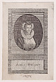 Mary, Queen of Scots, Caspar Weinrauch German, Engraving