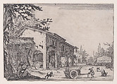 La Factoria (The Factory), from "Les Caprices" Series B, The Nancy Set, Jacques Callot  French, Etching; first state of two (Lieure)
