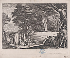 Saint Amond, St. Nicholas, or St. Séverin, Jacques Callot  French, Etching and engraving; fifth state of five (Lieure)