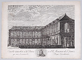 View of an interior corridor of the monastery of El Escorial, from "Views of El Escorial", Tomás López Enguidanos Spanish, Etching and engraving