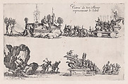 Entrée du duc Charles IV (Entrance of Duke Charles IV), from "Le Combat a la Barrière", Jacques Callot French, Etching