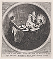 Le Benedicite, estampe appelée aussi La Sainte Famille a Table et St. Joseph Faisant Boire L'Enfant Jésus (The Grace, also called The Holy Family at the Table and St. Joseph Giving the Christ Child a Drink), Jacques Callot  French, Etching and engraving; fourth state of four (Lieure)