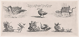 Entrée de Monseigneur Henry de Lorraine (Entrance of Henry de Lorraine), from "Le Combat a la Barrière", Jacques Callot French, Etching; first state of two (Lieure)