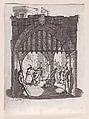 Le Couronnement d'Épines (The Crowning with Thornes), from "La Petite Passion" (The Little Passion), Jacques Callot  French, Etching; first state of two (Lieure)