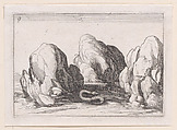Le Serpent (The Serpent), plate 9 from "Lux Claustri ou La Lumière du Cloitre" (The Light of the Cloisters), Jacques Callot  French, Etching; second state of two (Lieure)