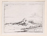Une Ecrevisse Regardant le Soleil (A Crayfish Looking at the Sun), plate 18 from "Lux Claustri ou La Lumière du Cloitre" (The Light of the Cloisters), Jacques Callot  French, Etching; second state of two (Lieure)