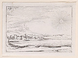 Le Soleil Levant (The Sun Rising), plate 19 from "Lux Claustri ou La Lumière du Cloitre" (The Light of the Cloisters), Jacques Callot  French, Etching; second state of two (Lieure)