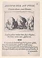 Le Serpent (The Serpent), plate 9 from "Lux Claustri ou La Lumière du Cloitre" (The Light of the Cloisters), Jacques Callot  French, Etching and letterpress; second state of two (Lieure)