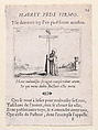 La Religieuse Tenant La Sainte Croix (The Nun Holds the Cross), plate 21 from "Lux Claustri ou La Lumière du Cloitre" (The Light of the Cloisters), Jacques Callot  French, Etching and letterpress; second state of two (Lieure)