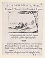 Narcisse se Mirant dans l'Eau (Narcissus Looking at Himself in the Water), plate 22 from "Lux Claustri ou La Lumière du Cloitre" (The Light of the Cloisters), Jacques Callot  French, Etching and letterpress; second state of two (Lieure)