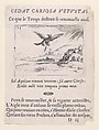 Un Aigle Jetant une Vieille Plume (An Eagle Dropping an Old Feather), plate 15 from "Lux Claustri ou La Lumière du Cloitre" (The Light of the Cloisters), Jacques Callot  French, Etching; second state of two (Lieure)