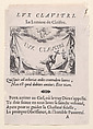 Frontispiece, plate 1 from "Lux Claustri ou La Lumière du Cloitre" (The Light of the Cloisters), Jacques Callot  French, Etching and letterpress; second state of two (Lieure)