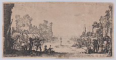 Le Martyre de St. Sébastien (The Martyrdom of St. Sebastian), Jacques Callot  French, Etching and engraving; second state of two (Lieure)