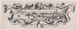 Le Débarquement des Troupes (The Landing of the Troops), Jacques Callot  French, Etching and engraving; first state of three (Lieure)