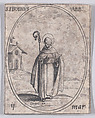 S. Firmin, abbé (St. Firminus, Abbot), March 11th, from "Les Images De Tous Les Saincts et Saintes de L'Année" (Images of All of the Saints and Religious Events of the Year), Jacques Callot French, Etching; second state of two (Lieure)