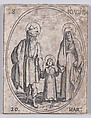St. Joachim, March 20th, from "Les Images De Tous Les Saincts et Saintes de L'Année" (Images of All of the Saints and Religious Events of the Year), Jacques Callot  French, Etching; second state of two (Lieure)