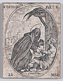 S. Catharina de Suède (St. Catherine of Sweden), March 22nd, from "Les Images De Tous Les Saincts et Saintes de L'Année" (Images of All of the Saints and Religious Events of the Year), Jacques Callot  French, Etching; second state of two (Lieure)