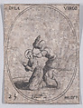 Ste. Dule, vierge (St. Dula, Virgin), March 25th, from "Les Images De Tous Les Saincts et Saintes de L'Année" (Images of All of the Saints and Religious Events of the Year), Jacques Callot  French, Etching; second state of two (Lieure)