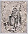 S. Castule (St. Castulus), March 26th, from "Les Images De Tous Les Saincts et Saintes de L'Année" (Images of All of the Saints and Religious Events of the Year), Jacques Callot  French, Etching; second state of two (Lieure)