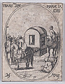 La Translation de Ste. Marie, Mère de S. Jacques (The Translation of St. Mary, Mother of St. James), May 25th, from "Les Images De Tous Les Saincts et Saintes de L'Année" (Images of All of the Saints and Religious Events of the Year), Jacques Callot French, Etching; second state of two (Lieure)