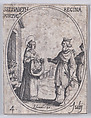 Ste. Elisabeth, reine de Portugal (St. Elizabeth, Queen of Portugal), July 4th, from "Les Images De Tous Les Saincts et Saintes de L'Année" (Images of All of the Saints and Religious Events of the Year), Jacques Callot  French, Etching; second state of two (Lieure)