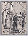 S. Anaclet, pape et martyr (St. Anacletus, Pope and Martyr), July 13th, from "Les Images De Tous Les Saincts et Saintes de L'Année" (Images of All of the Saints and Religious Events of the Year), Jacques Callot  French, Etching; second state of two (Lieure)