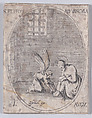 S. Pierre aux liens (St. Peter in Chains), August 1st, from "Les Images De Tous Les Saincts et Saintes de L'Année" (Images of All of the Saints and Religious Events of the Year), Jacques Callot  French, Etching; second state of two (Lieure)