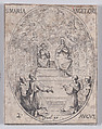 Ste. Marie-des-Anges (Our Lady of the Angels), August 2nd, from "Les Images De Tous Les Saincts et Saintes de L'Année" (Images of All of the Saints and Religious Events of the Year), Jacques Callot French, Etching; second state of two (Lieure)