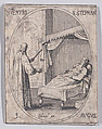 La Découverte du Corps de Saint Etienne (The Discovery of the Relics of St. Stephen), August 3rd, from "Les Images De Tous Les Saincts et Saintes de L'Année" (Images of All of the Saints and Religious Events of the Year), Jacques Callot  French, Etching; second state of two (Lieure)