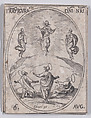 La Transfiguration de Notre-Seigneur (The Transfiguration of Christ), August 6th, from "Les Images De Tous Les Saincts et Saintes de L'Année" (Images of All of the Saints and Religious Events of the Year), Jacques Callot  French, Etching; second state of two (Lieure)