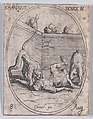S. Marin, vieillard (St. Marinus, The Aged), August 8th, from "Les Images De Tous Les Saincts et Saintes de L'Année" (Images of All of the Saints and Religious Events of the Year), Jacques Callot  French, Etching; second state of two (Lieure)
