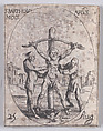 S. Barthélemy, apôtre (St. Bartholomew, Apostle), August 25th, from "Les Images De Tous Les Saincts et Saintes de L'Année" (Images of All of the Saints and Religious Events of the Year), Jacques Callot French, Etching; second state of two (Lieure)